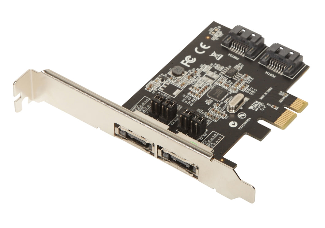 Vantec UGT-ST622 2-Channel 4-Port SATA 6Gb/s PCIe Host Card