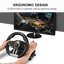 Load image into Gallery viewer, PC Racing Wheel/V3II 180 Degree Universal Usb Car Sim Race Steering Wheel/Black
