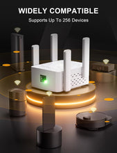 Load image into Gallery viewer, WiFi Range Extender Signal Booster,Longest Range Up to 9800sq
