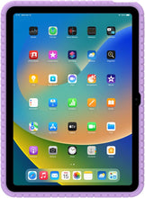 Load image into Gallery viewer, Purple/iPad 10 Silicone Back Case Cover, Anti Slip Rubber Protective Skin Soft Bumper for Apple iPad 10th Generation 10.9 Inch, Kids Friendly/Impact Resistant/Shockproof
