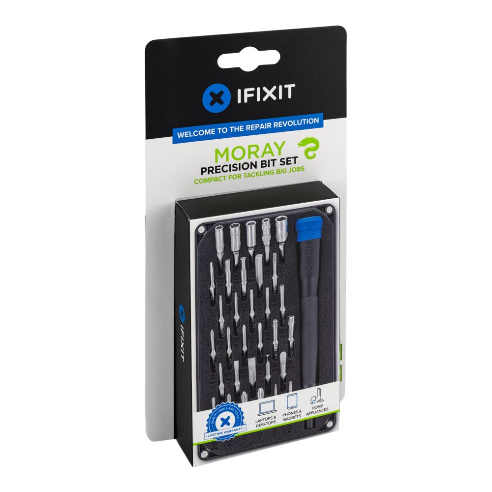 iFixit Moray 32-Bit Driver Kit 32 Precision Bits for Smartphones Game Consoles / Small Electronics Repair