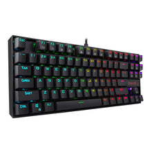 Load image into Gallery viewer, Redragon K552 Kumara 75% RGB Gaming Mechanical Keyboard - Black
