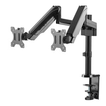 Load image into Gallery viewer, Inland Gas Spring Dual Monitor Desk Mount for Monitors 17&quot;-32&quot;
