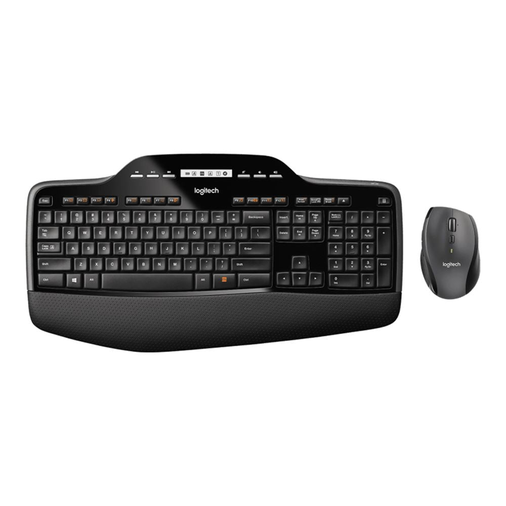 Logitech MK710 Wireless Desktop Keyboard and Mouse Combo - Black