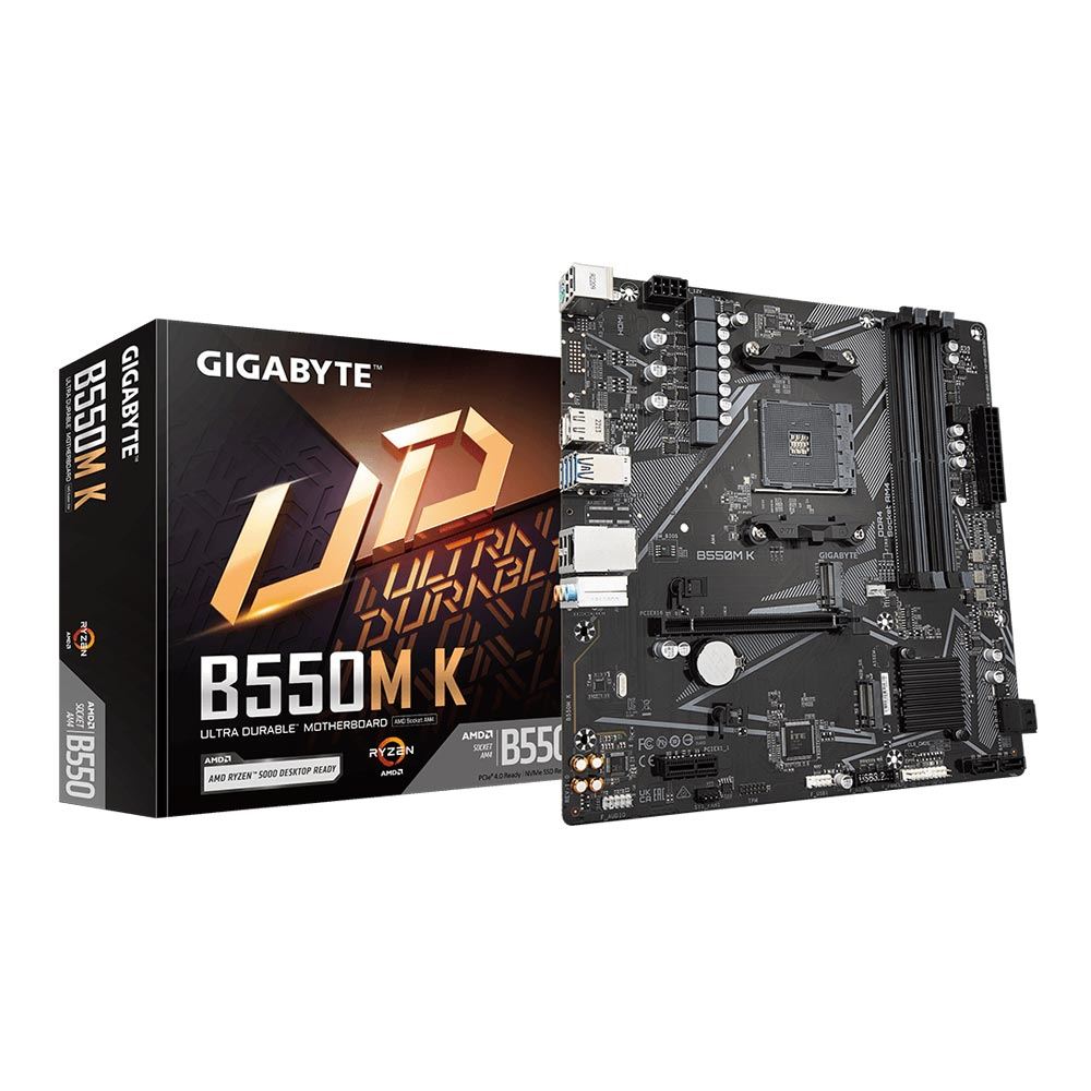 Gigabyte B550M K AMD AM4 microATX Motherboard