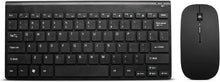 Load image into Gallery viewer, Black/Wireless Keyboard and Mouse Combo/Compact Quiet Wireless Keyboard and Mouse Set 2.4G Ultra-Thin Sleek Design for Windows
