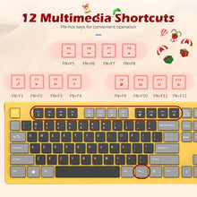 Load image into Gallery viewer, Yellow/Computer Keyboard Wired/Plug Play USB Keyboard
