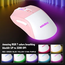 Load image into Gallery viewer, Pink Combo/ Wireless Gaming Keyboard and Mouse Combo
