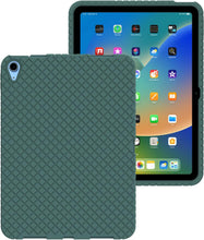 Load image into Gallery viewer, Midnight Green/iPad 10 Silicone Back Case Cover, Anti Slip Rubber Protective Skin Soft Bumper for Apple iPad 10th Generation 10.9 Inch, Kids Friendly/Impact Resistant/Shockproof
