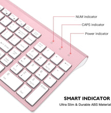 Load image into Gallery viewer, RoseGold/Wireless Keyboard and Mouse Combo
