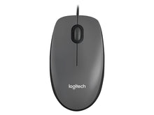 Load image into Gallery viewer, M100 USB CORDED OPTICAL WHEEL MOUSE BLACK - 1000 dpi
